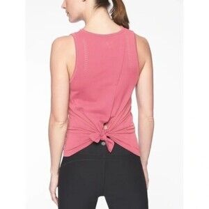 Athleta Dusty Pink Foothill Seamless Tie Back Tank Top Size Small